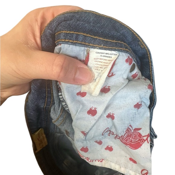 Y2K Vintage Apple Bottom Jeans | Original Apple Embroidery | Womens Size 32 - Picture 7 of 8